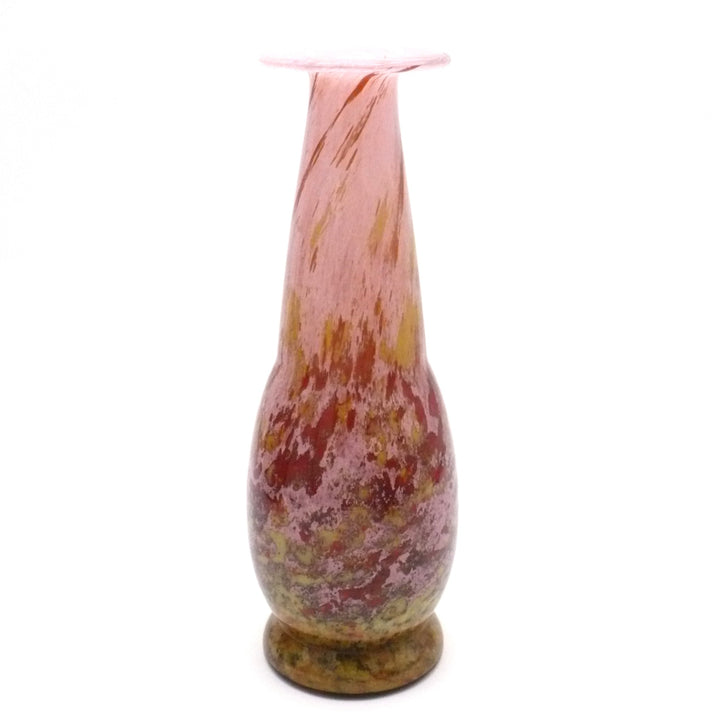ca. 1920s Schneider Signed Art Deco Mabrines Mantel Vase 12".