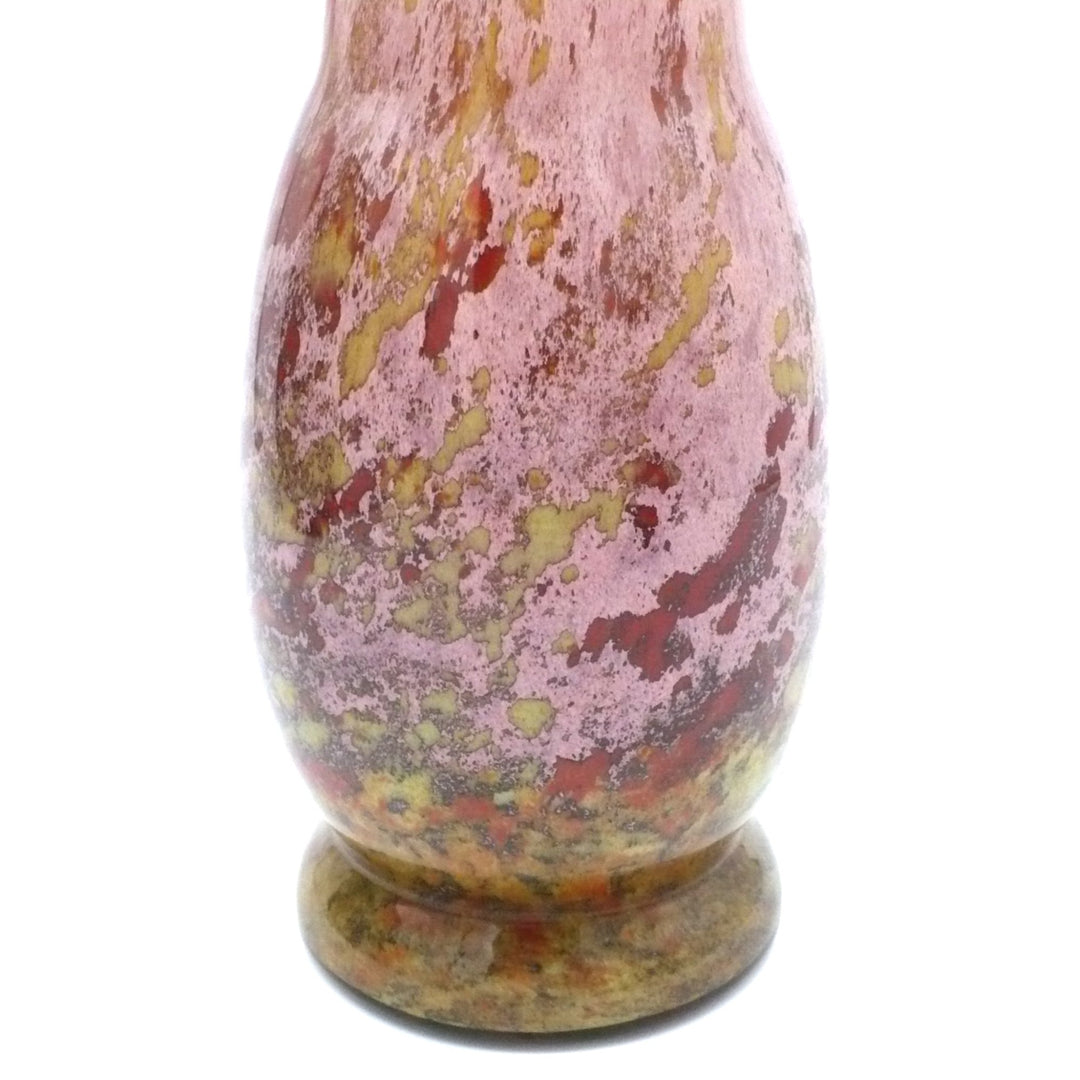 ca. 1920s Schneider Signed Art Deco Mabrines Mantel Vase 12".