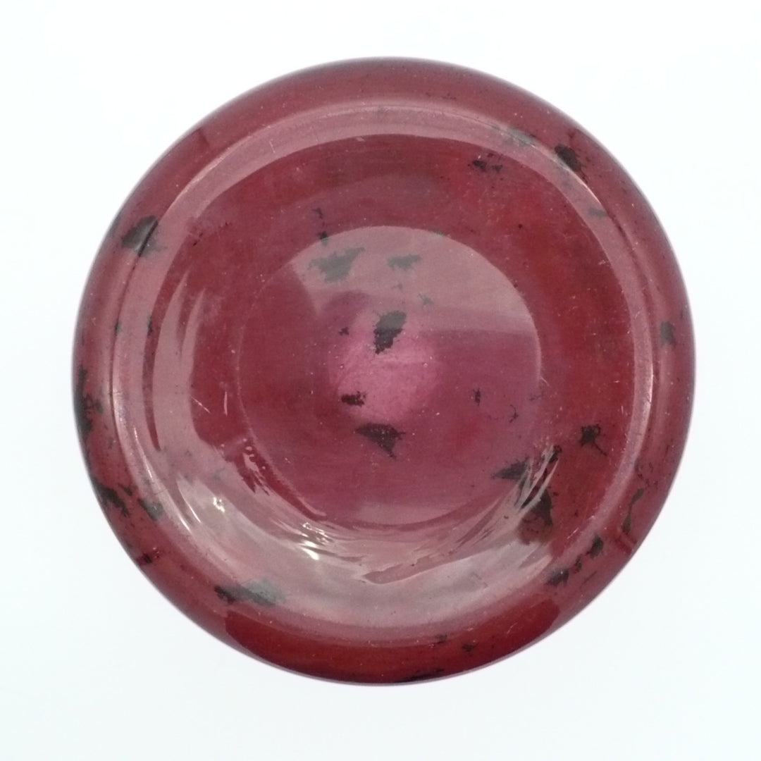 1920s Signed Schneider French Art Deco Glass Vas, Pink & Raspberry 12.75”.