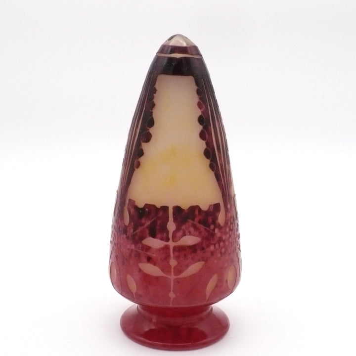 1923-26 Le Verre Français Veilleuse Amarantes Night Light.
