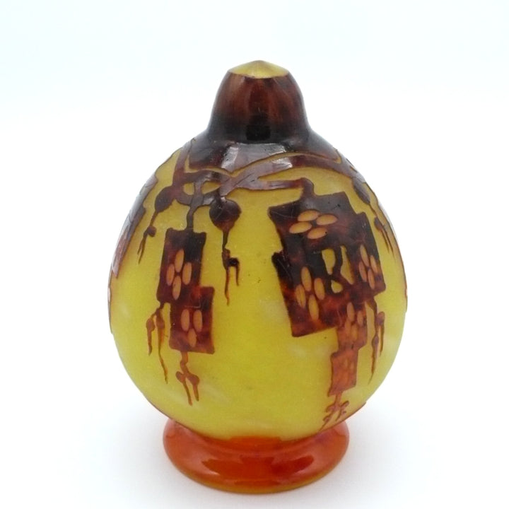 1923-26 Le Verre Français Veilleuse, Frenes Night Light, As Is.
