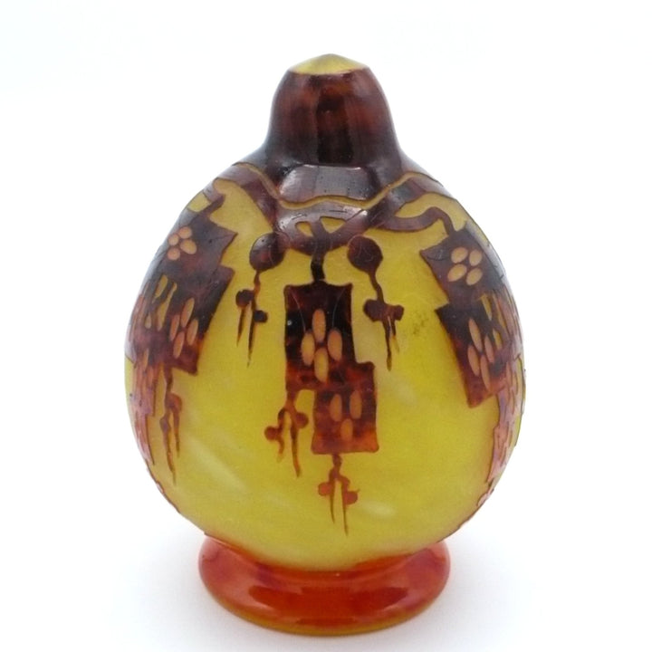 1923-26 Le Verre Français Veilleuse, Frenes Night Light, As Is.