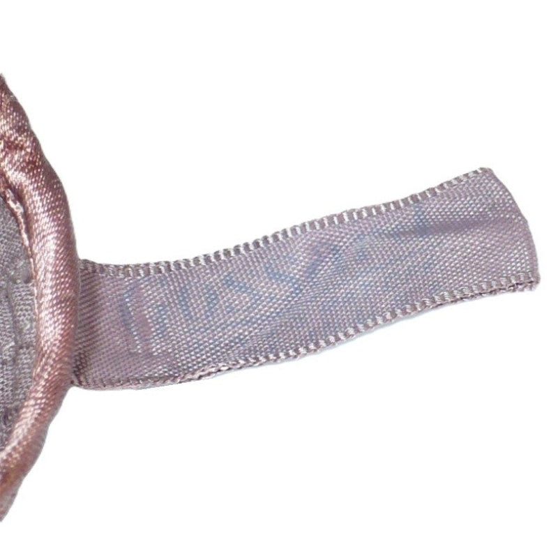 1940s Vintage Wartime Wonder Garter Belt XS, Embroidered Clovers, enlarged image Gossard label.