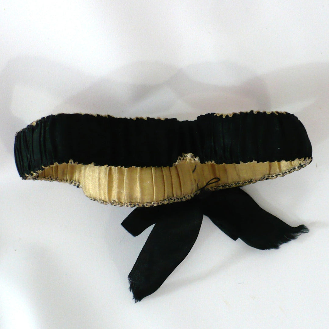 Victorian Memento Mori Mourning Garter.