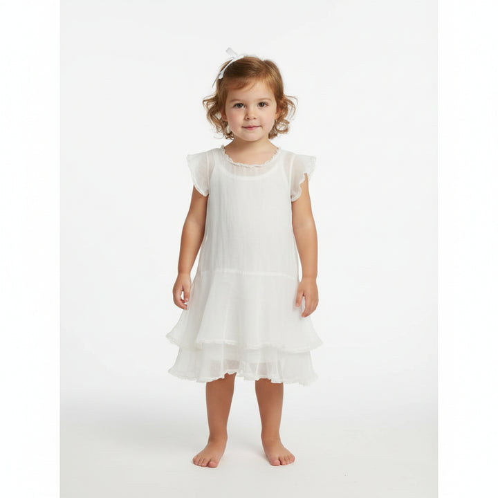 1920s Organdy Gatsby Toddler Dress 2T