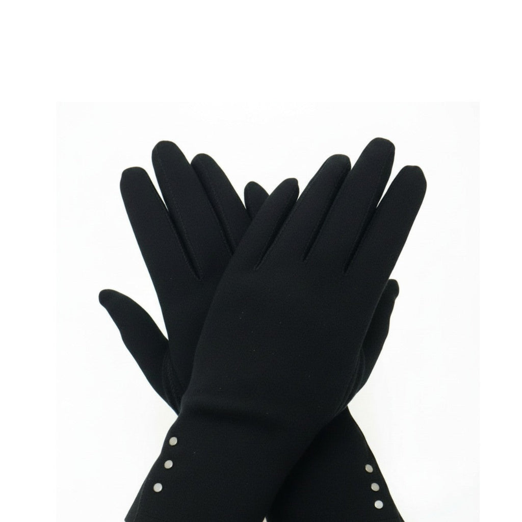 1950s Vintage Black Bracelet Length Gloves by Fownes.