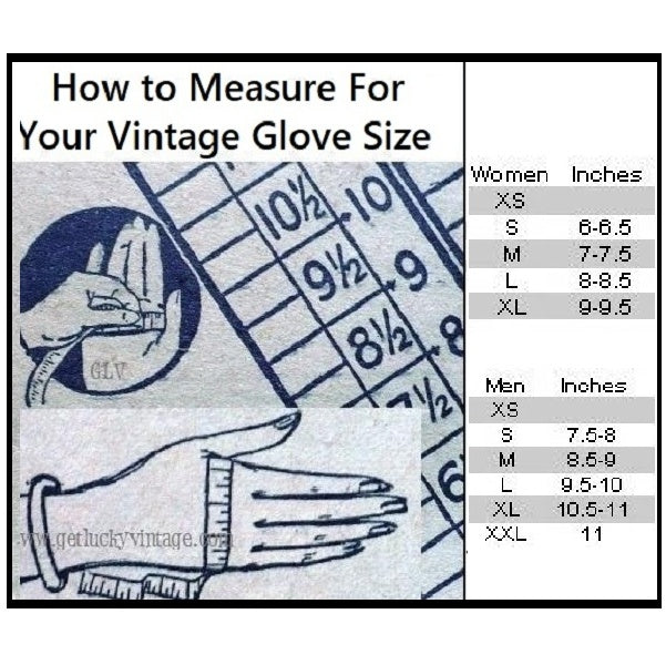 Vintage gloves. information.