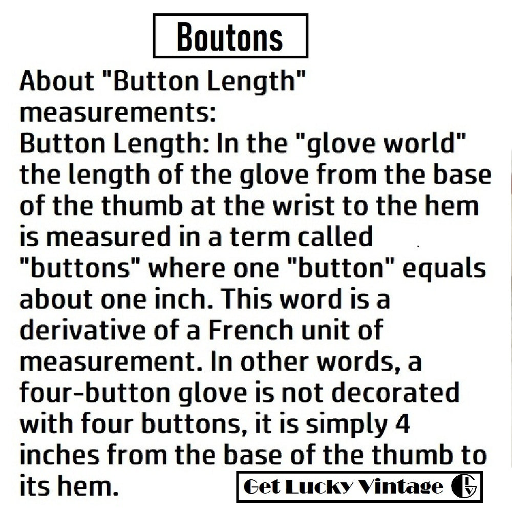 Bouton glove measurement explained.