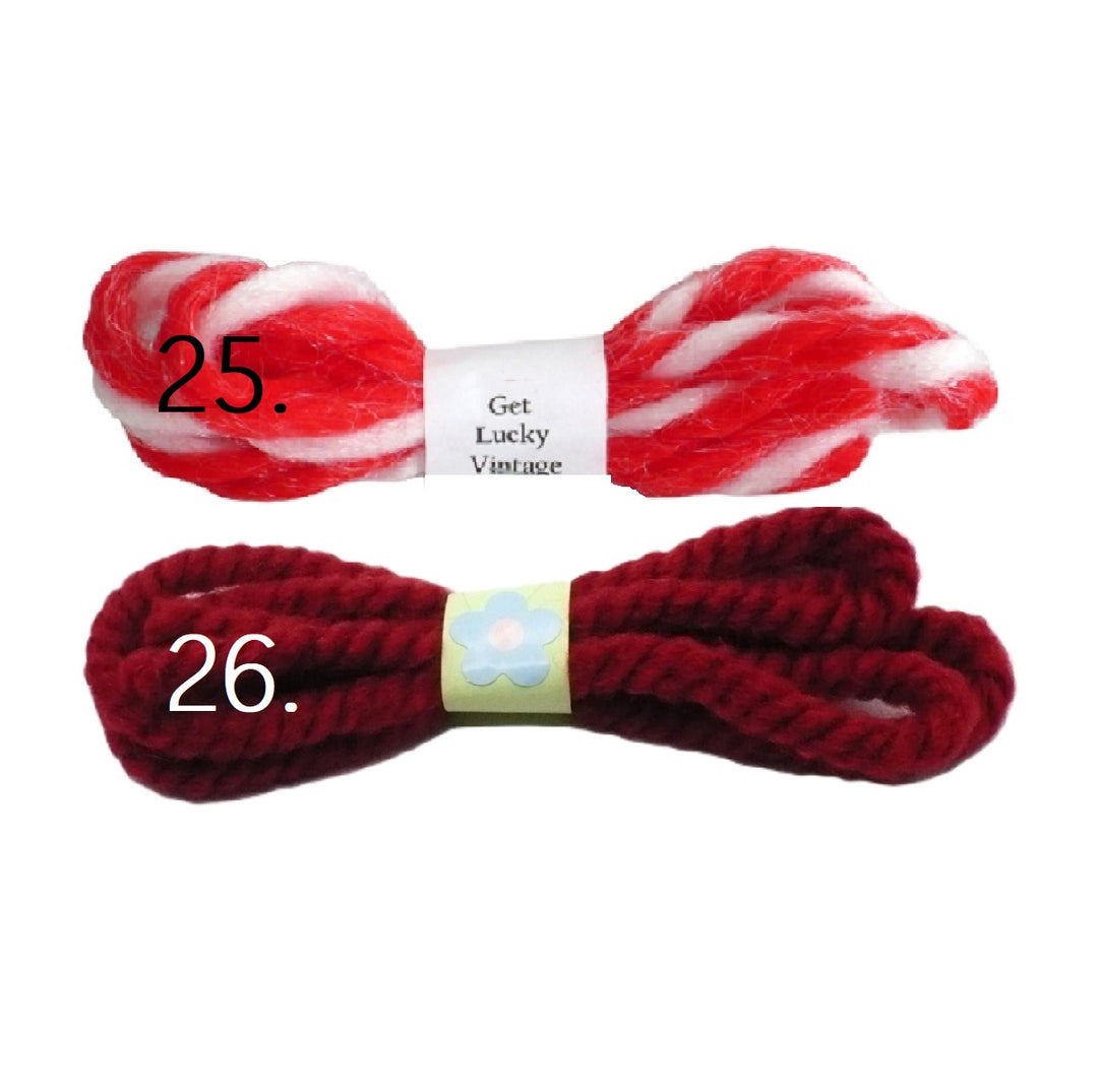 Yarn Hair ties.