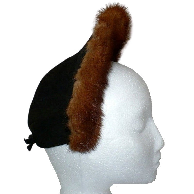 1930s Vintage Fur Brim Pompadour Hat.