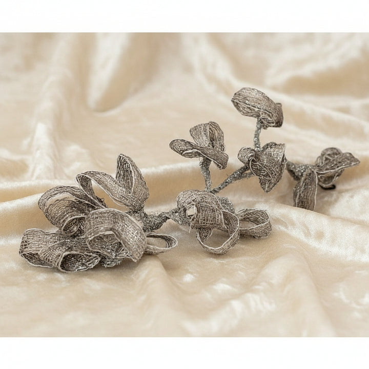 1920s French Flapper Headpiece genuine silver.