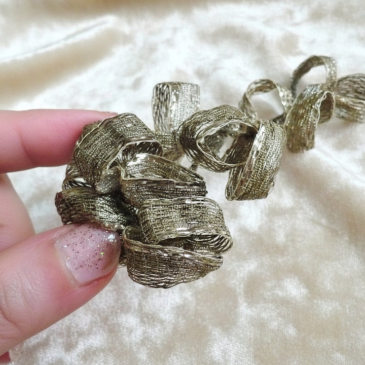 1920s French Flapper Headpiece genuine silver.