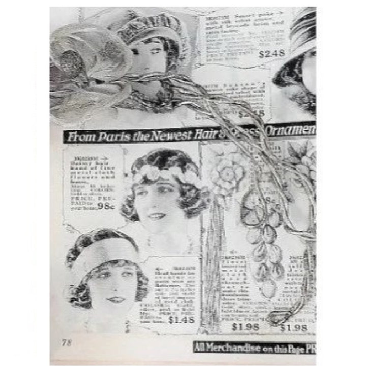1920s French Flapper Headpiece genuine silver.