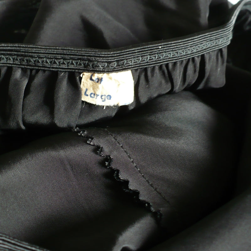 Vintage black half slip.