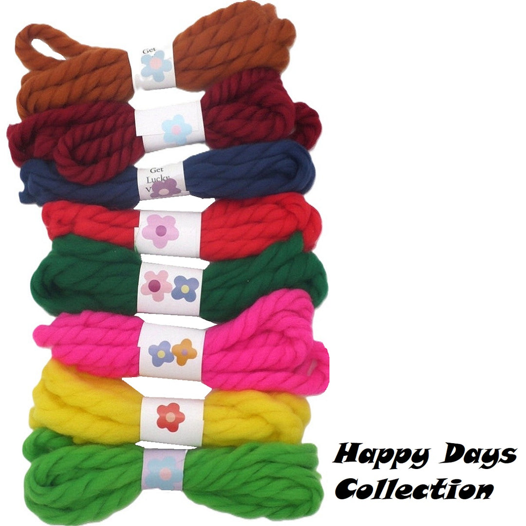 1970s 8-Pair Yarn Hair Tie Wardrobes, Choose Your Collection