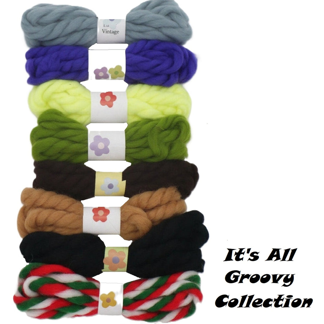 1970s 8-Pair Yarn Hair Tie Wardrobes, Choose Your Collection