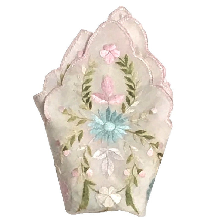Antique silk handkerchief.