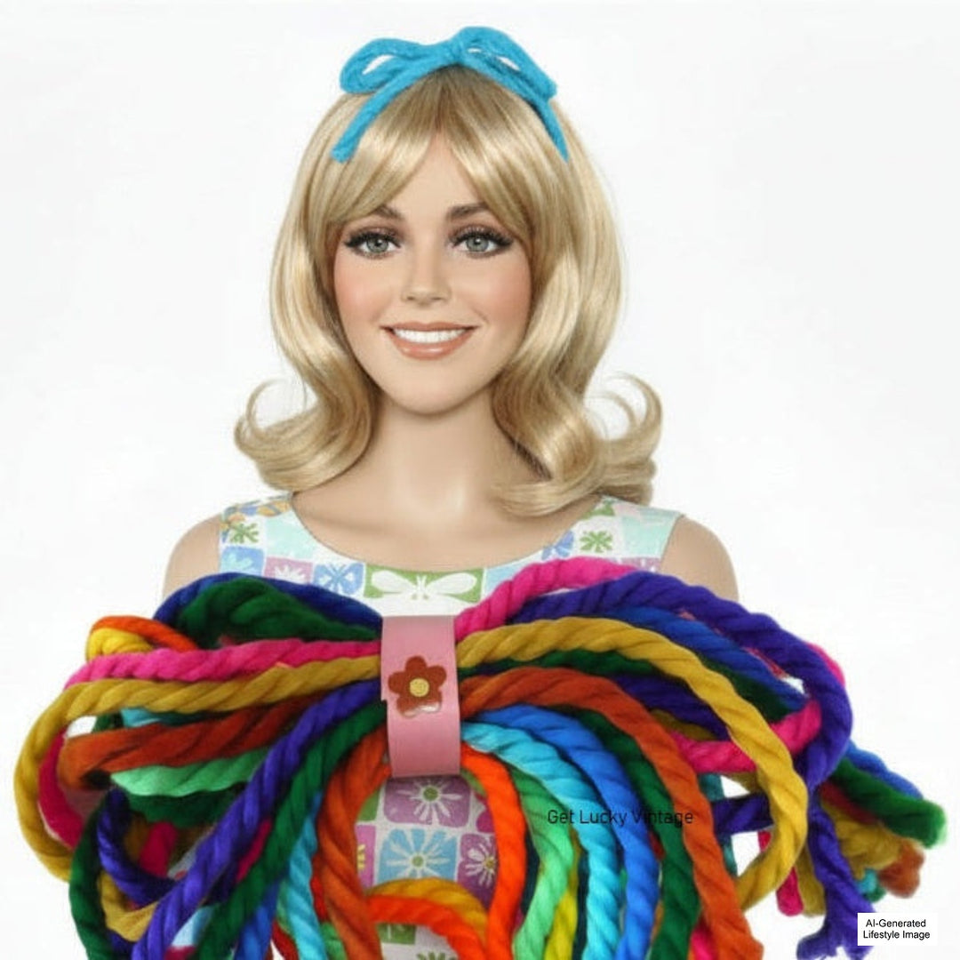 1970s Yarn Headbands, Ten Color Wardrobe