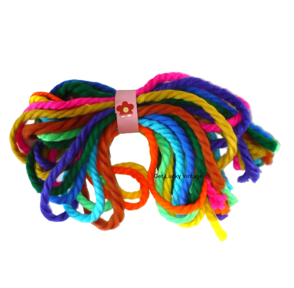 1970s Budget Bundle Ten Yarn Headbands.