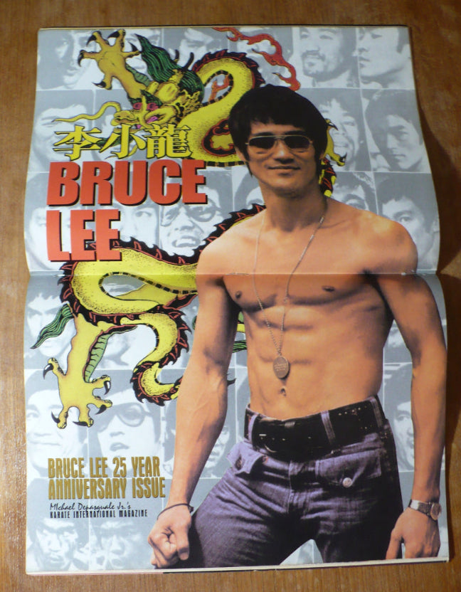 Vintage Bruce Lee Centerfold 25th Memorial Poster.