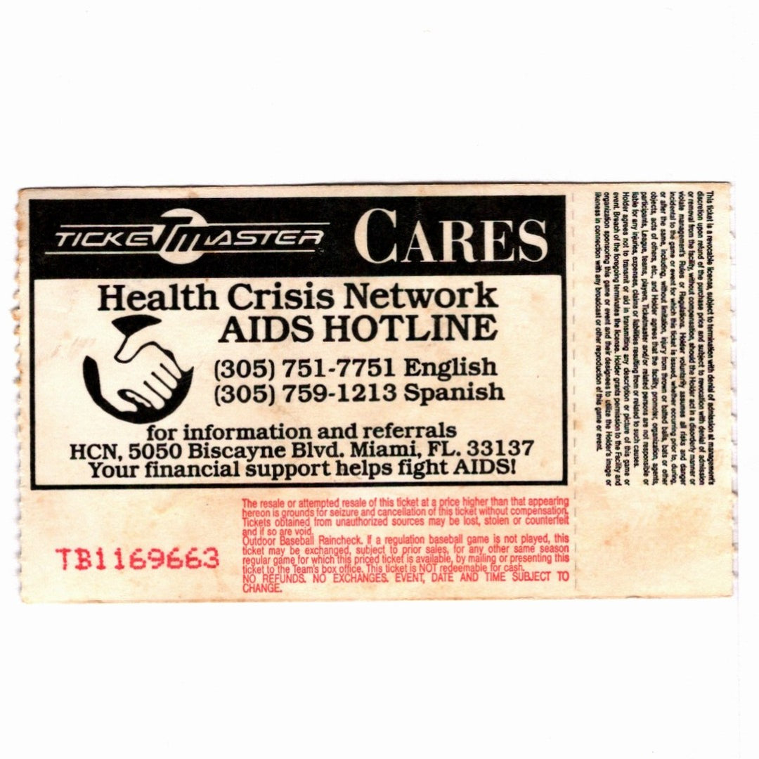 Soundgarden Superunknown Tour Ticket 1994