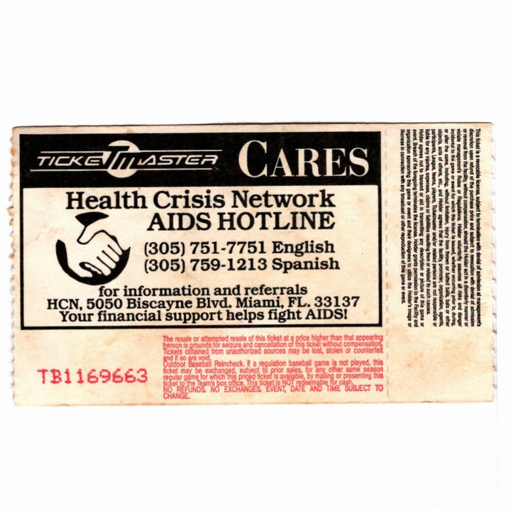 Soundgarden Superunknown Tour Ticket 1994