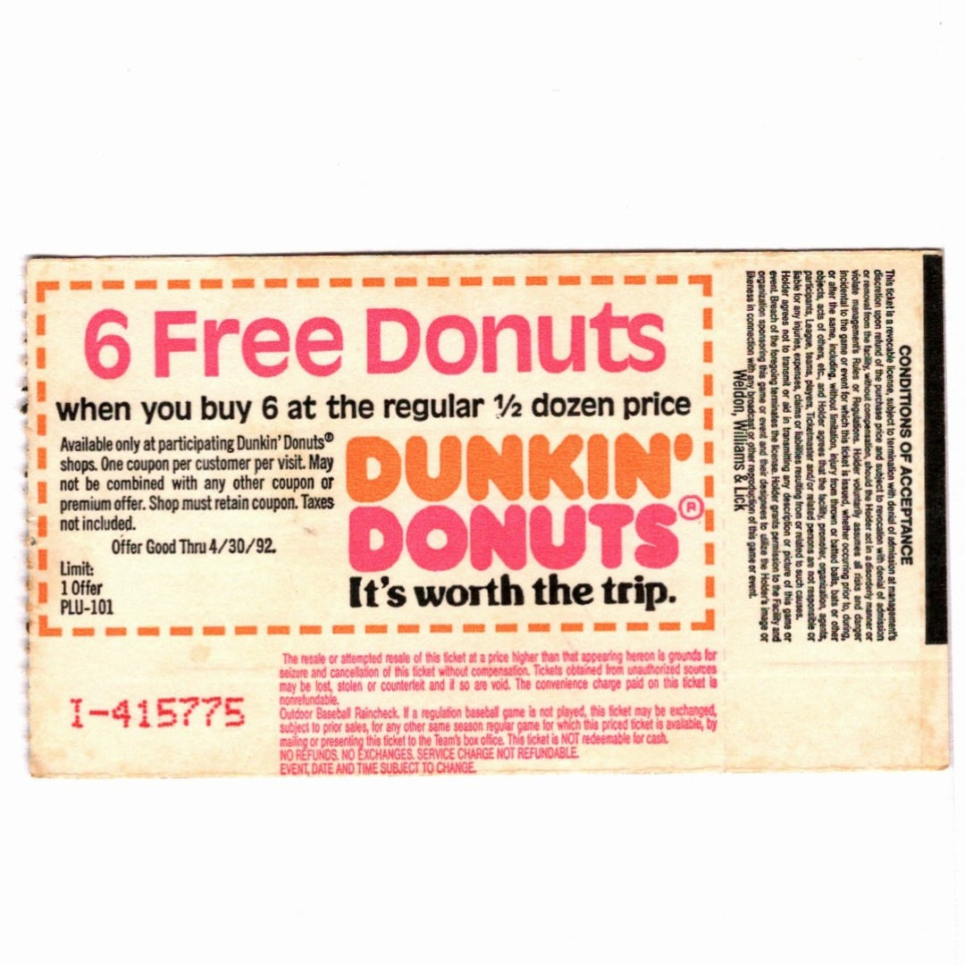 Vinnie Moore Ticket April 27 1992 Shotgun Messiah