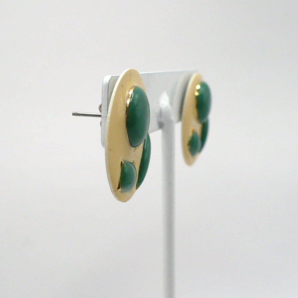1980s Vintage Avant Garde New Wave Fashion Earrings