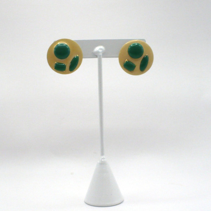 1980s Vintage Avant Garde New Wave Fashion Earrings