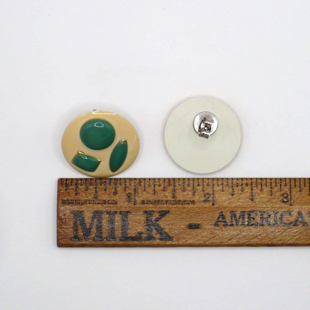 1980s Vintage Avant Garde New Wave Fashion Earrings