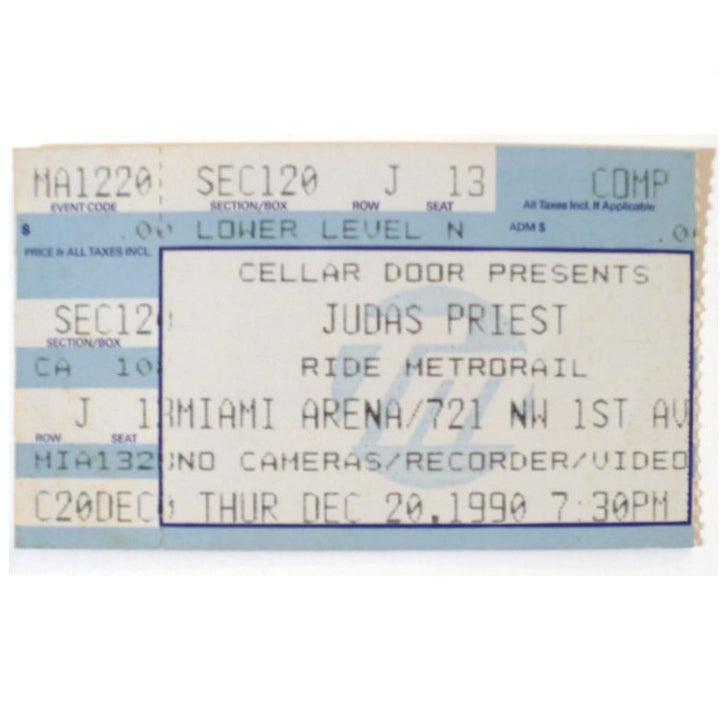 Ticket stub.