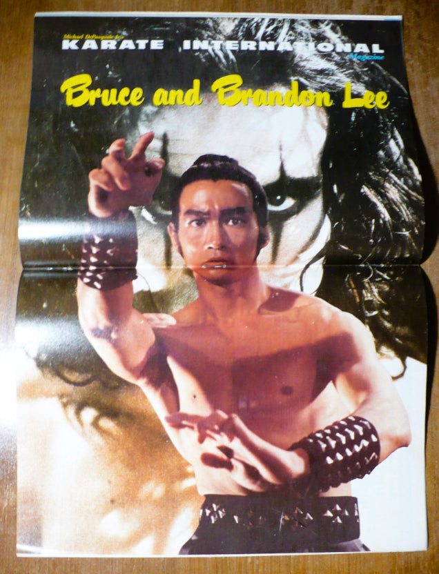 Bruce & Brandon Lee Centerfold Poster.