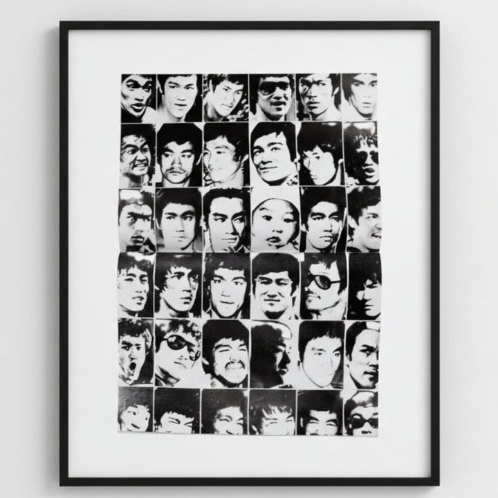 Vintage 36 Faces of Bruce Lee Centerfold Poster.