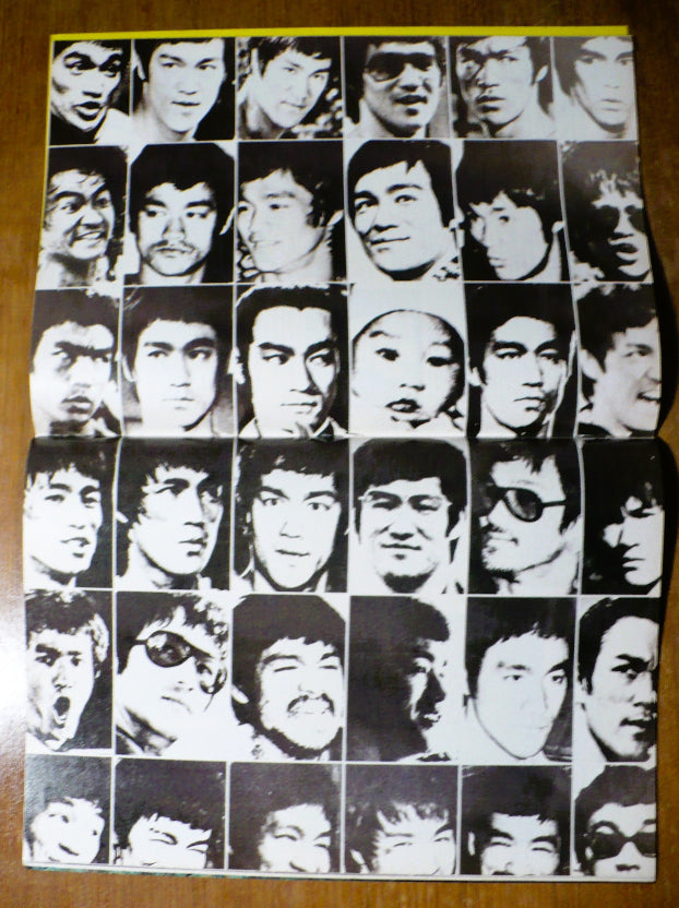 Vintage 36 Faces of Bruce Lee Centerfold Poster.