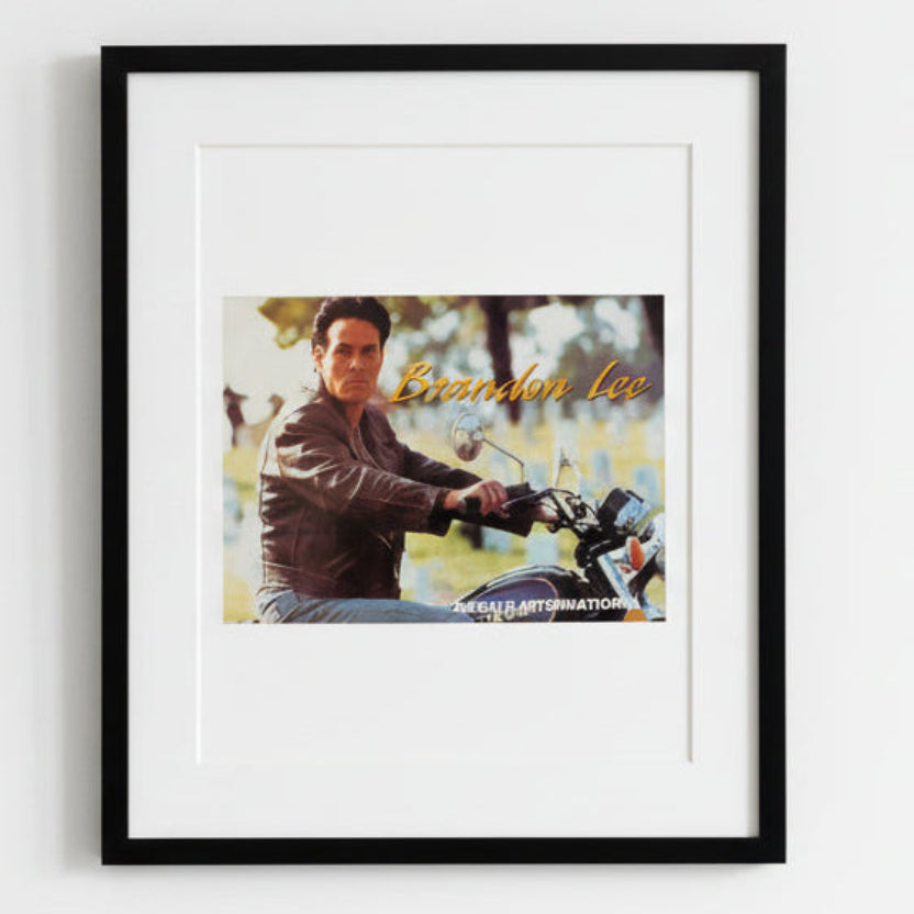  Original centerfold poster of Brandon Lee in Rapid Fire.