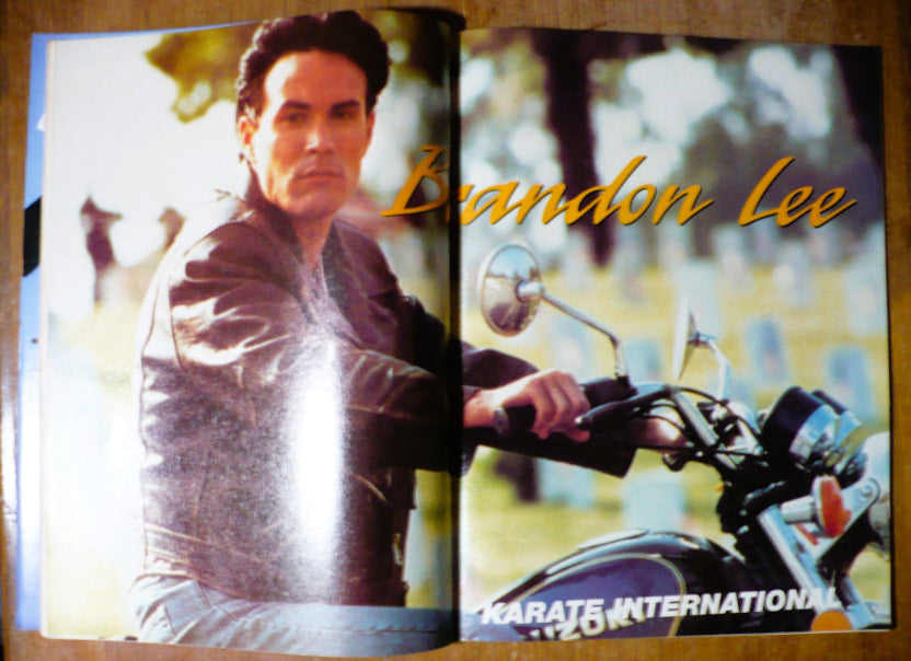  Original centerfold poster of Brandon Lee in Rapid Fire.
