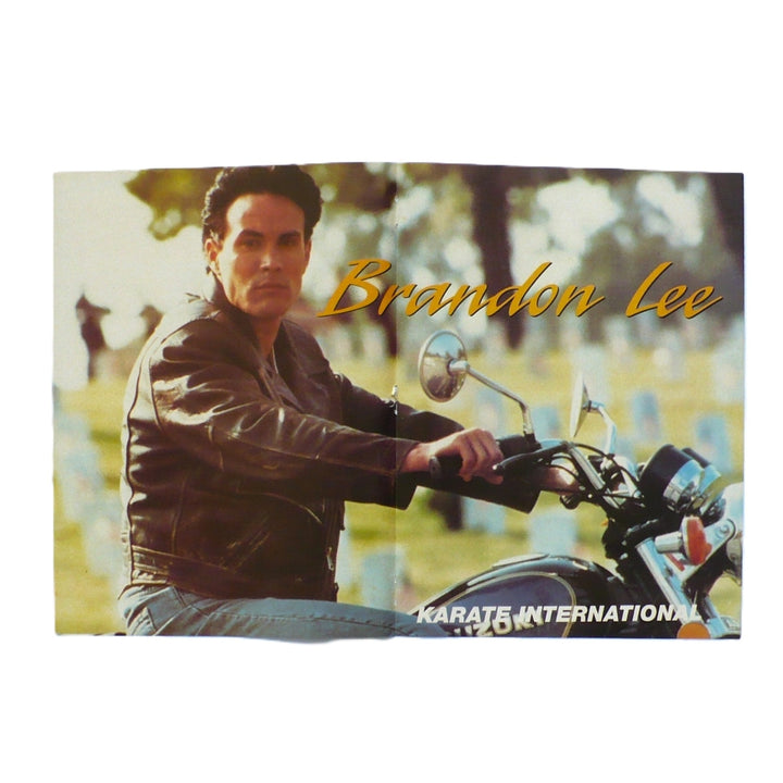 Vintage Brandon Lee Rapid Fire Centerfold Poster.