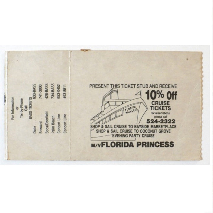 L.A. Guns Tour Ticket 1988