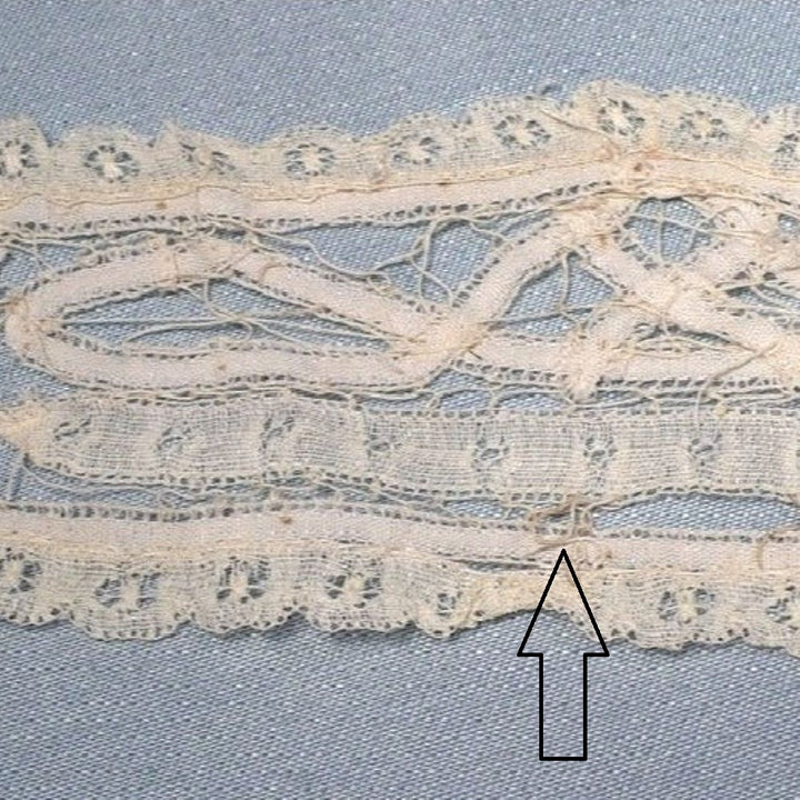 1908 Edwardian High Stand Lace Collar