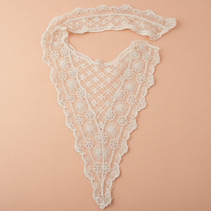 1920s Flemish Bobbin Lace Chemisette Collar.