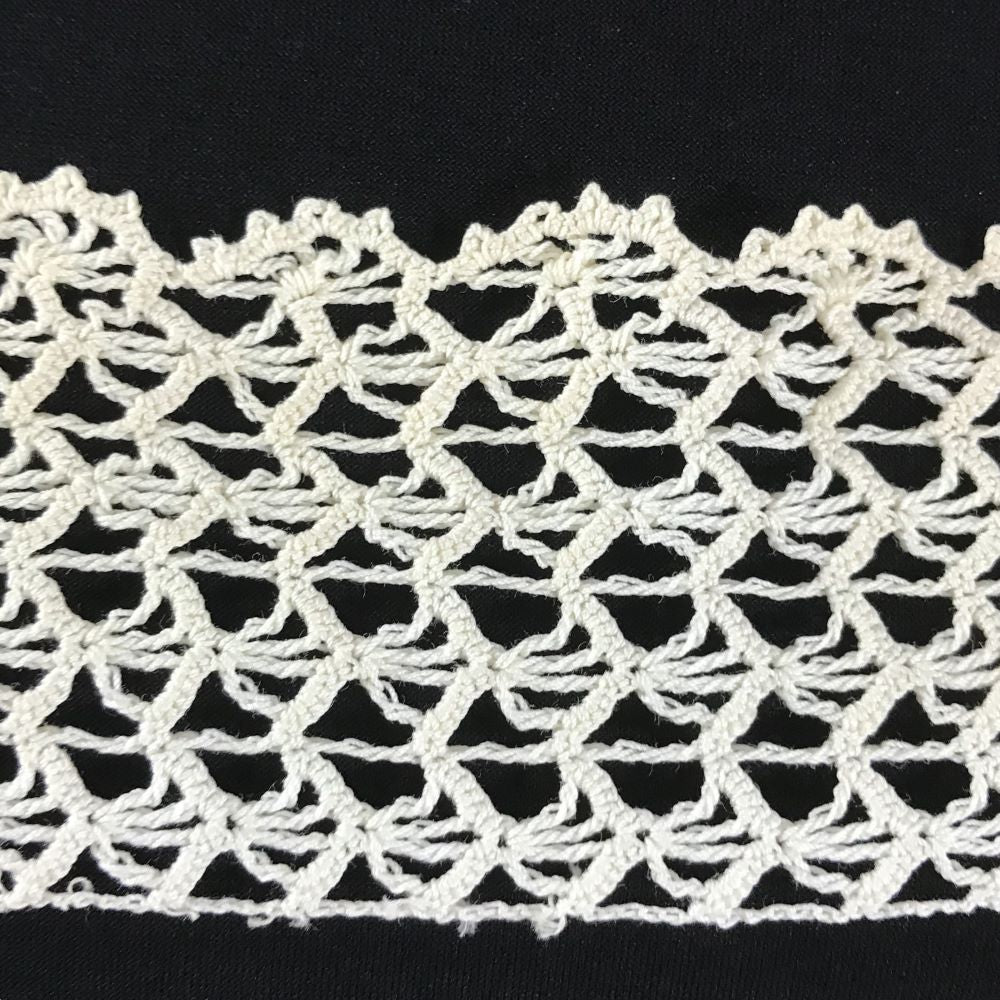 1916 Edwardian Hand-Crocheted Yoke Collar