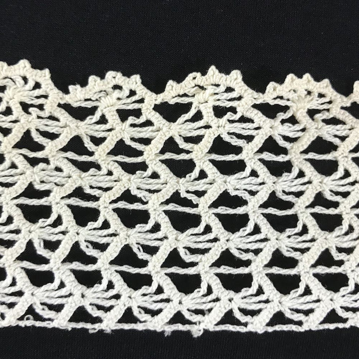 1916 Edwardian Hand-Crocheted Yoke Collar