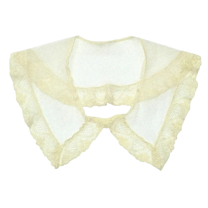 1800s Victorian Silk Mesh Lace Collar.