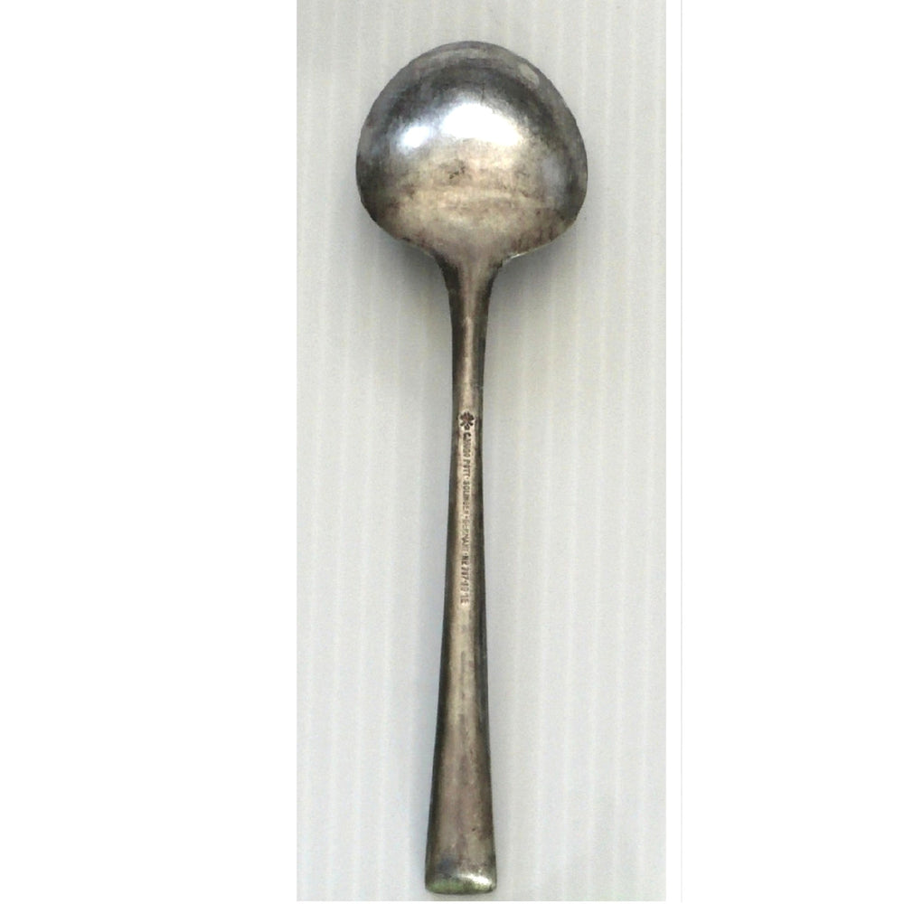 Lufthansa Airline Demitasse Spoon, Germany 1955. Vintage aviation flatware.