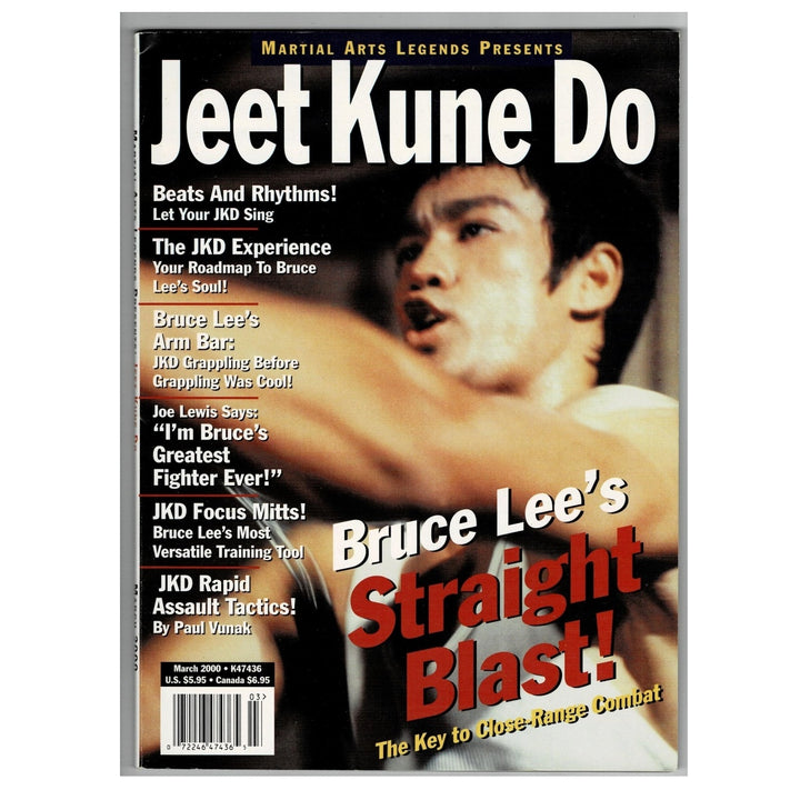 Martial Arts Legends Presents Jeet Kune Do Mar 2000. on white background.