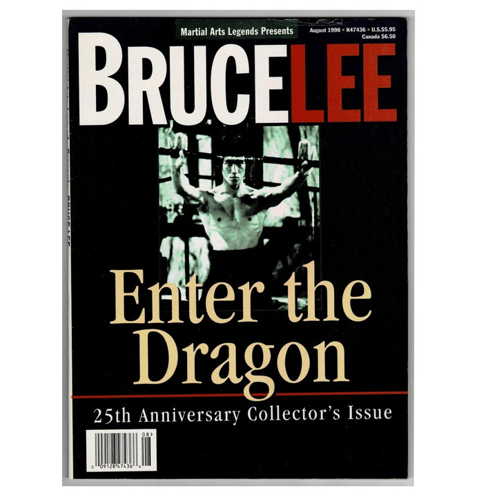 Martial Arts Legends Presents Bruce Lee Collector's Ed. Aug 1998 with white background.