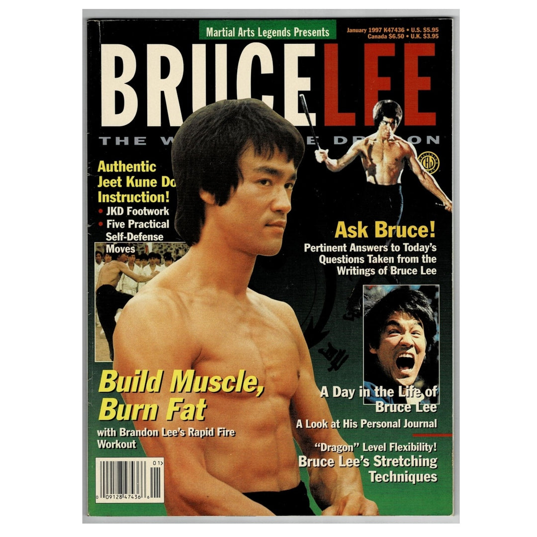 Martial Arts Legends Presents Bruce Lee Jan 1997 with white background
