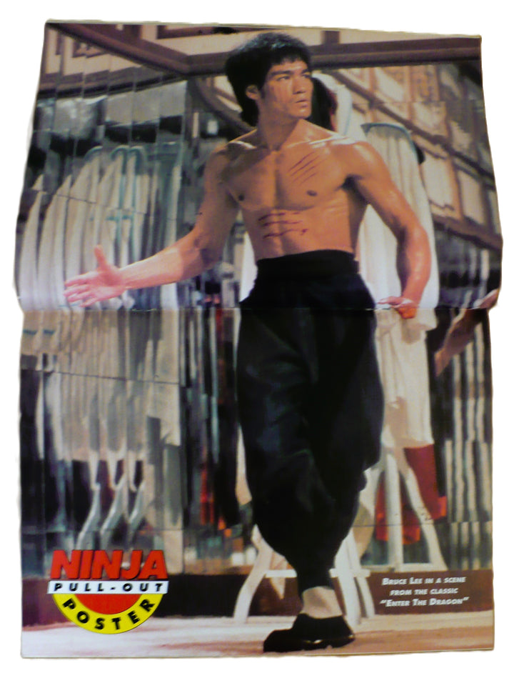 Vintage Bruce Lee poster.