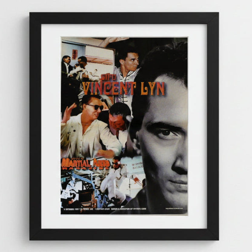 Vintage Sifu Vincent Lyn MA Centerfold Poster martial arts.