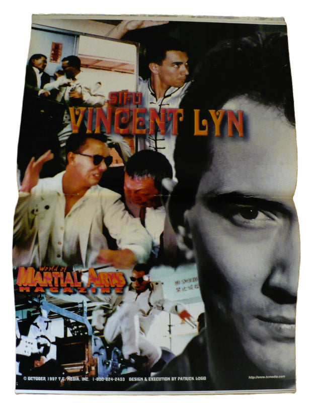 Vintage Sifu Vincent Lyn MA Poster martial arts.